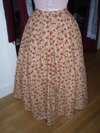 1840s Winterhalter dress reproduction skirt back view