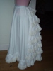 Reproduction bustle petticoat: left view