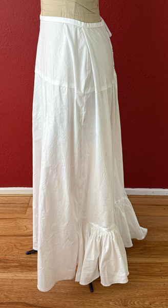 Reproduction 1890s Petticoat Left. Laughing Moon 102 