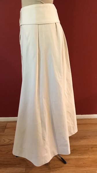 Reproduction 1916 Cream Skirt Left.