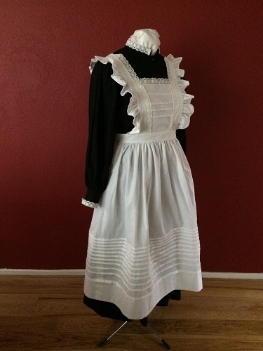 1910s Reproduction Edwardian Maid Right Quarter View. 