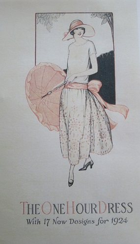 1924 One Hour Dress Pattern.