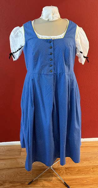 Blue Dirndl Front. 