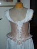 Reproduction 1700s bumroll: front view