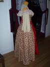1840s Winterhalter dress reproduction  right view