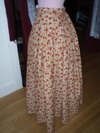 1840s Winterhalter dress reproduction skirt left view