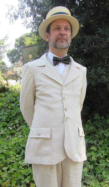1920s Reproduction Linen Suit. 
