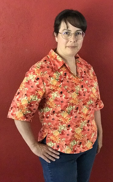 Butterick 6085 Misses' Poppy Shirt Right 3/4 View