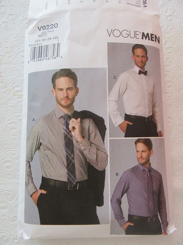 Vogue V9220 Mens Shirt Pattern