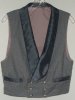 gray plaid waistcoat
