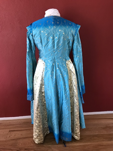 Game of Thrones Blue Dress Back.